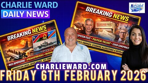 CHARLIE WARD DAILY NEWS WITH CHARLIE WARD & DREW DEMI FRIDAY 6TH FEB 2026 #breakingnews #daily