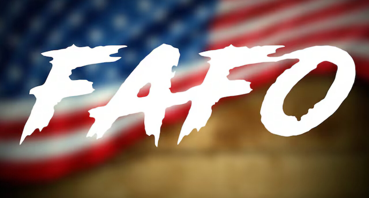 ANTIFA is learning FAFO