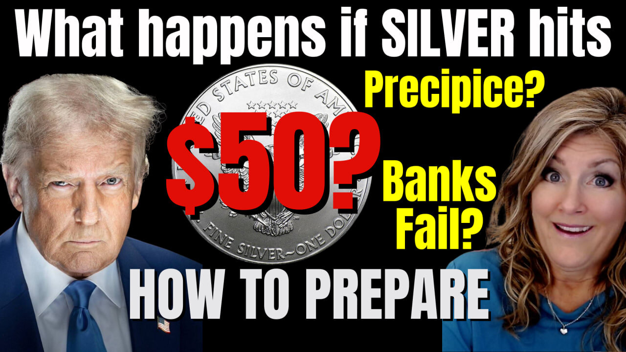 Silver at $50 Trigger Bank Failure? Precipice Sunday 10-5-25 11 AM CST