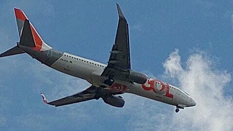 Boeing 737-800 PR-GUX coming from Rio de Janeiro to Fortaleza