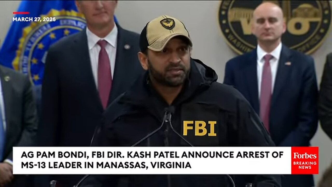 'This Is What Happens When You Let Good Cops Be Cops': FBI's Patel Celebrates Arrest Of MS-13 Leader