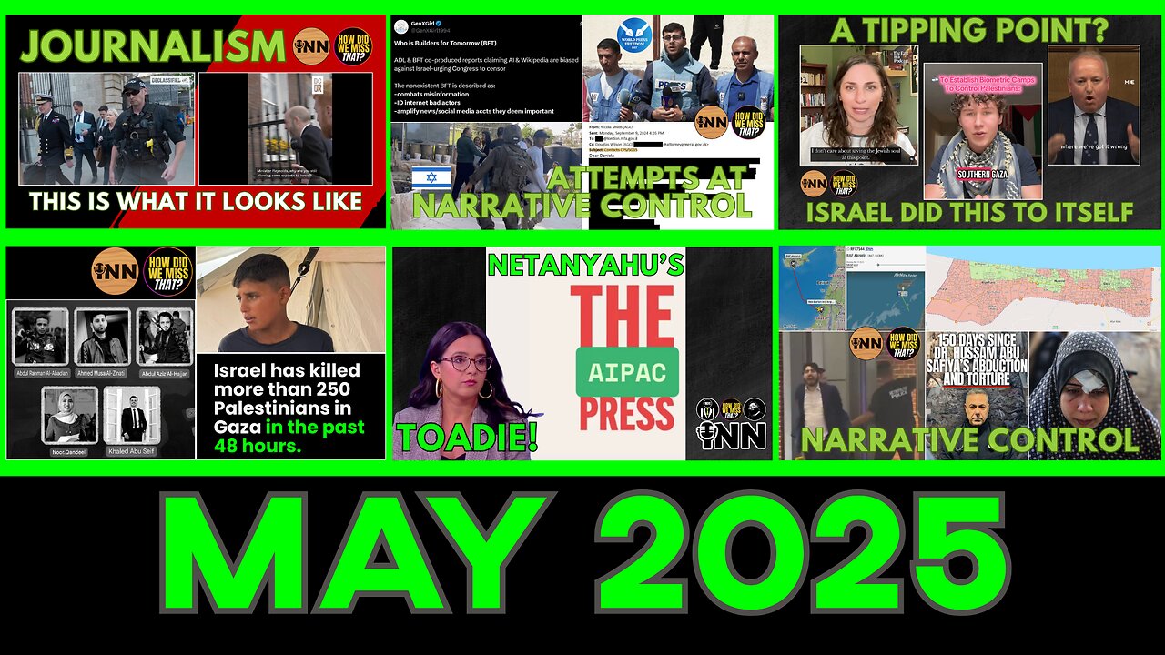 12 Days of F*ck Israel - Day 5 - May 2025 @GetIndieNews @IndLeftNews @ReefBreland