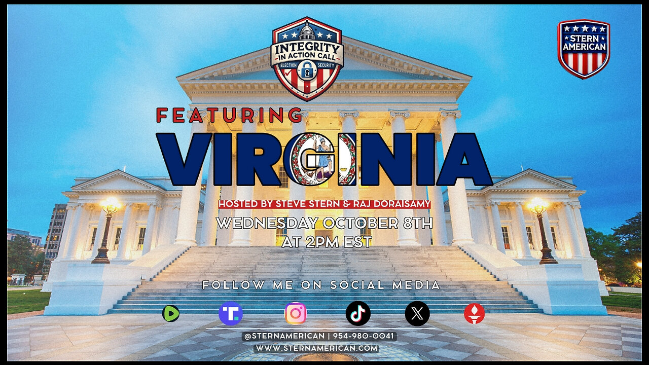 Integrity in Action Call featuring Virginia with Steve Stern and Raj Doraisamy