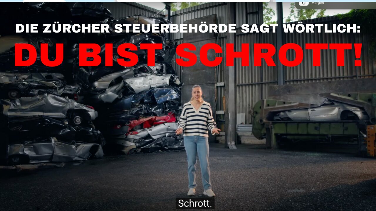 Unfassbare Behördenarroganz: DU BIST SCHROTT - sagt das Zürcher Steueramt WÖRTLICH