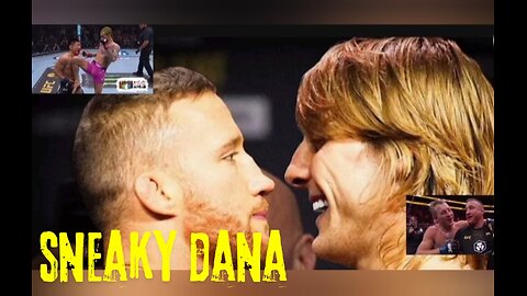 Justin Gaethje vs Paddy Pimblet Banger main event