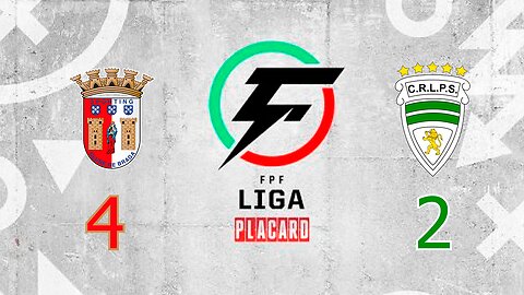 SC Braga (4) X (2) Leões Porto Salvo - 1º Jornada da Liga Placard 2024/25.
