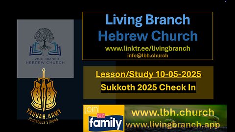 10-05-2025 Sukkoth 2025 Check In