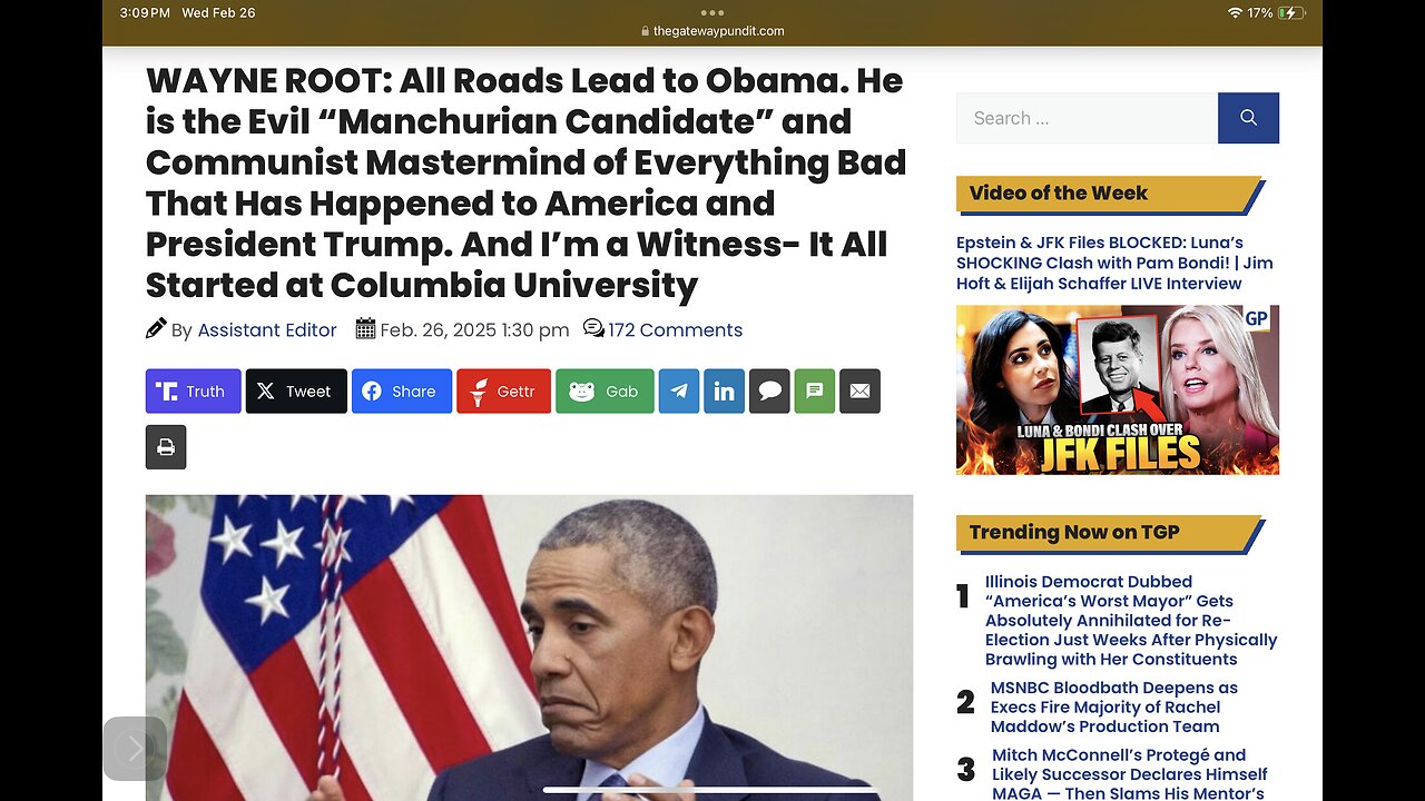 All Roads Lead to Obama. He is the Evil “Manchurian Candidate” and Communist Mastermind
