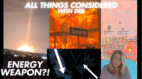 California Fires Caused by Directed Energy Weapon? Is Hollywood Being Punished?