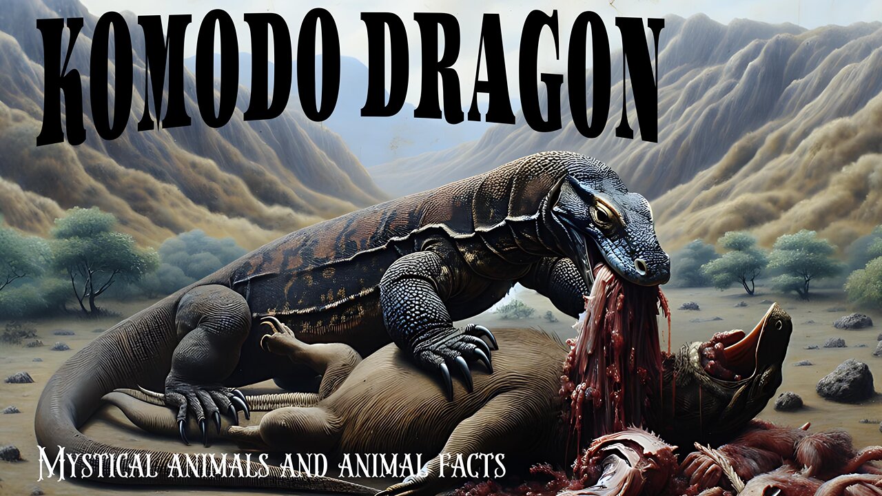 Komodo dragon big beautiful lizards - mini documentary