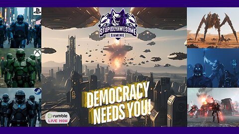 Rumble Premium presents Helldivers invade Cyberstan!