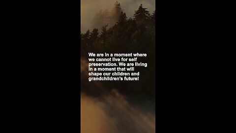 We are in a moment!