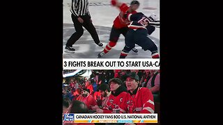 Canadian Fans Boo U.S. Anthem, Spark Three Brawls as Team USA Wins Heated Showdown