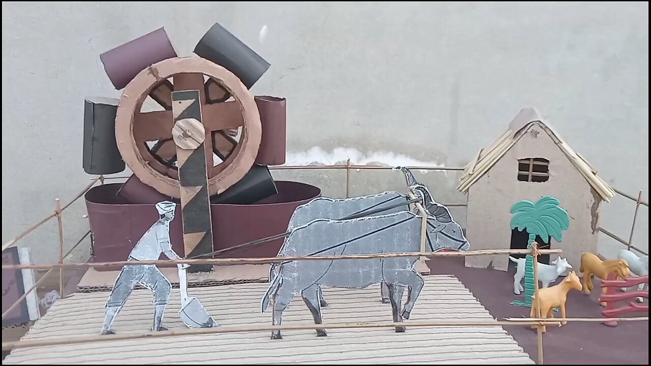 "How to Make a Ploughing Punjabi Culture Model with Cardboard: A Step-by-Step Guide"