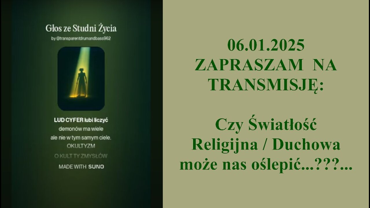 Czy Światłość Religijna / Duchowa może nas oślepić...???... 👮‍♀️ - 06.01.2025 rok