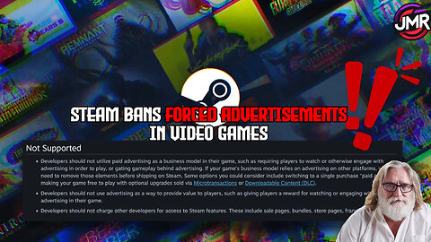 Valve BANS steam games for FORCED advertisements