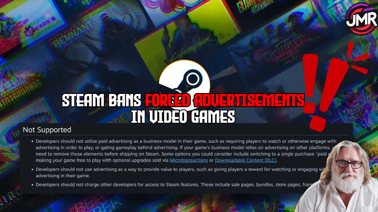 Valve BANS steam games for FORCED advertisements