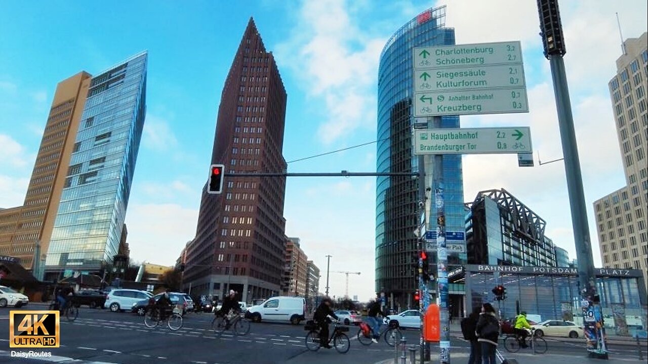 BERLIN Early Morning Commute 4K Cycling in GERMANY
