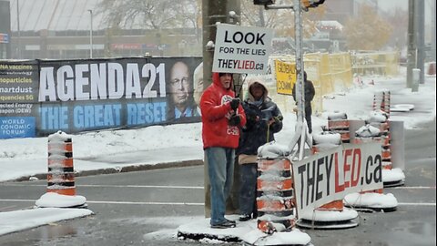 2025 11 09 Mississauga protest, Happy nameday Lena