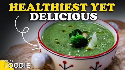 Delicious Broccoli & Almond soup at home in 2 minutes | Home recipe