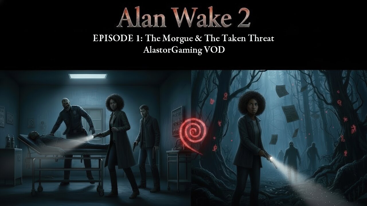 ALAN WAKE 2, EPISODE 1: The Morgue & The Taken Threat | AlastorGaming VOD