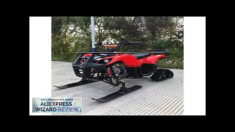 125cc ATV Snowmobile Tracked Sled Cross Country Ski Vehicle Gasoline Tracked Ski Review