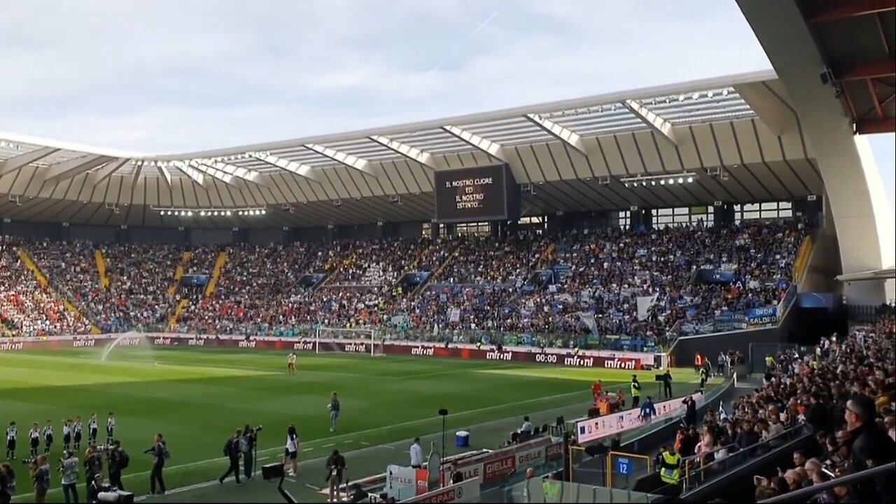 Udinese vs Atalanta (fantastic atmosphere)