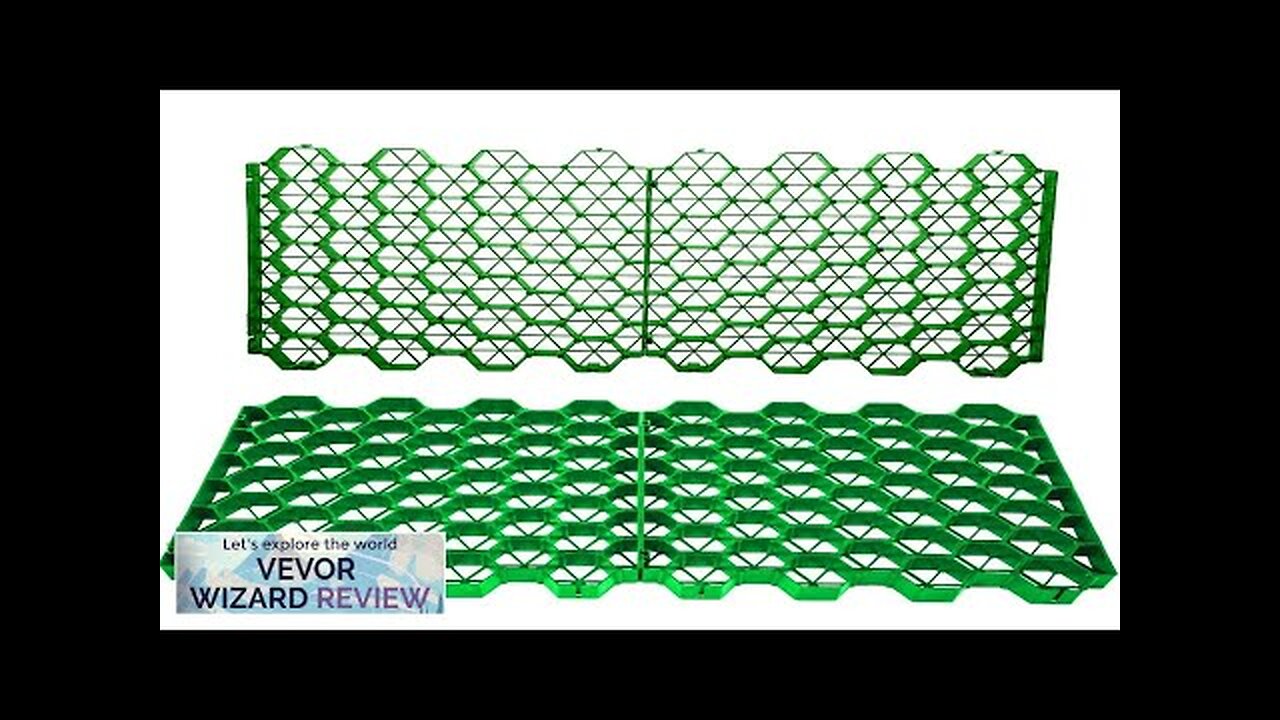 VEVOR Permeable Pavers 1.9" Depth Gravel Driveway Grid Flat-Interlocked Grass Pavers HDPE Review