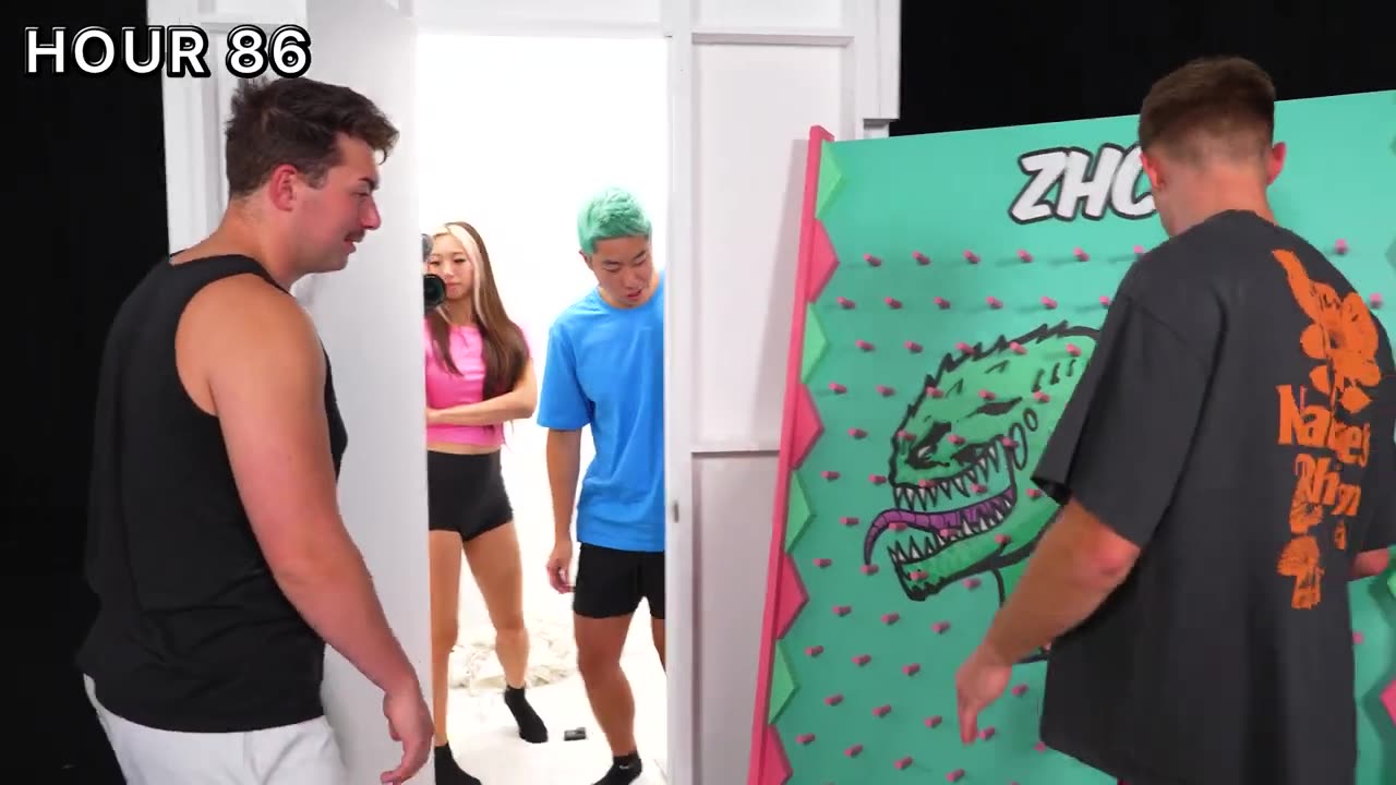 100 Hours Trapped in a TINY ROOM With My Wife