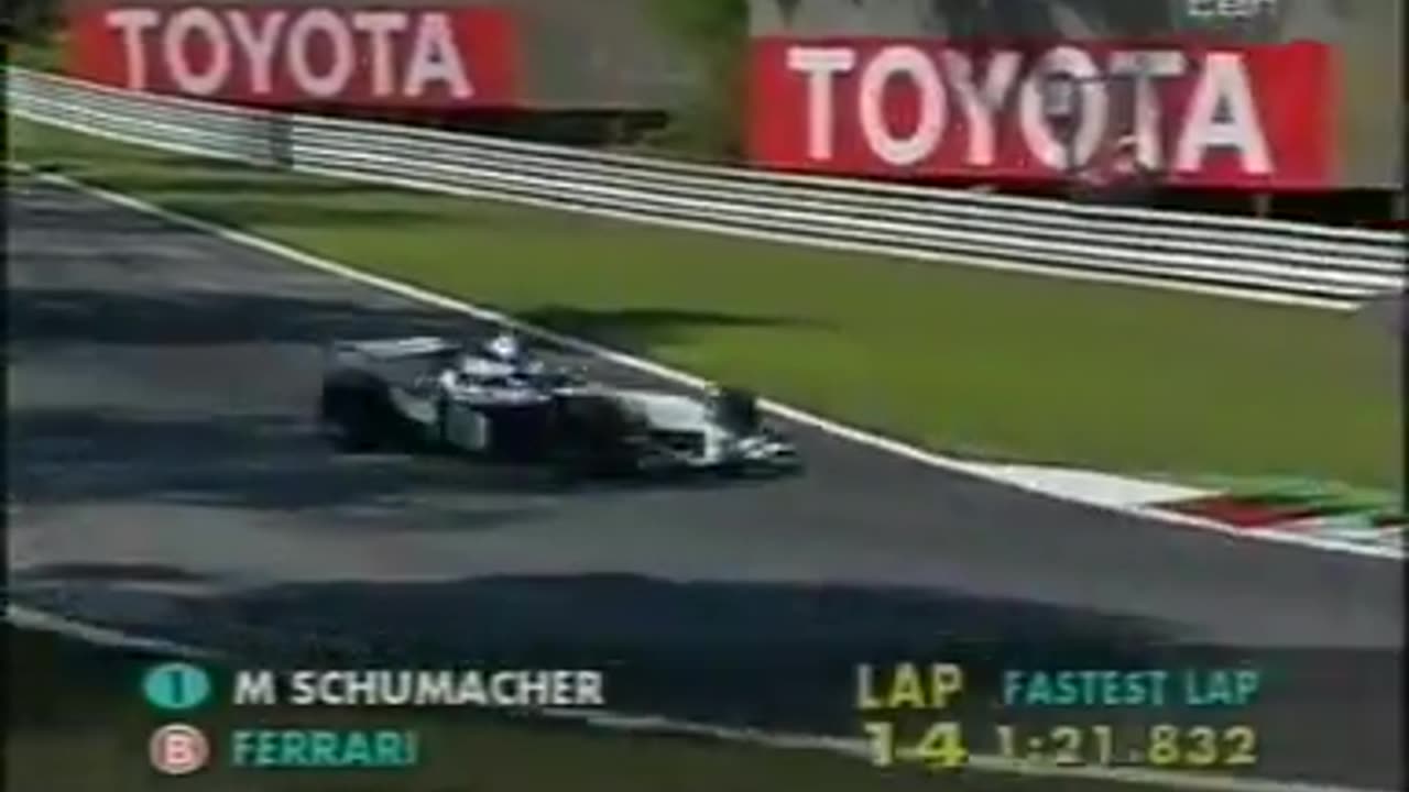 F1 2003 Italian GP Full Race - Australian Channel 10 Coverage