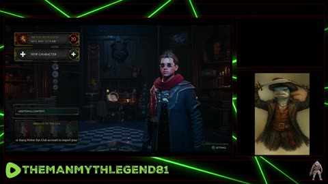 HOGWARTS LEGACY W TheManMythLegend sponsored by www.wickedteeskc.com