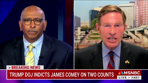 Democratic Senator Discusses Strategy to Push Hard Against Comey Indictment