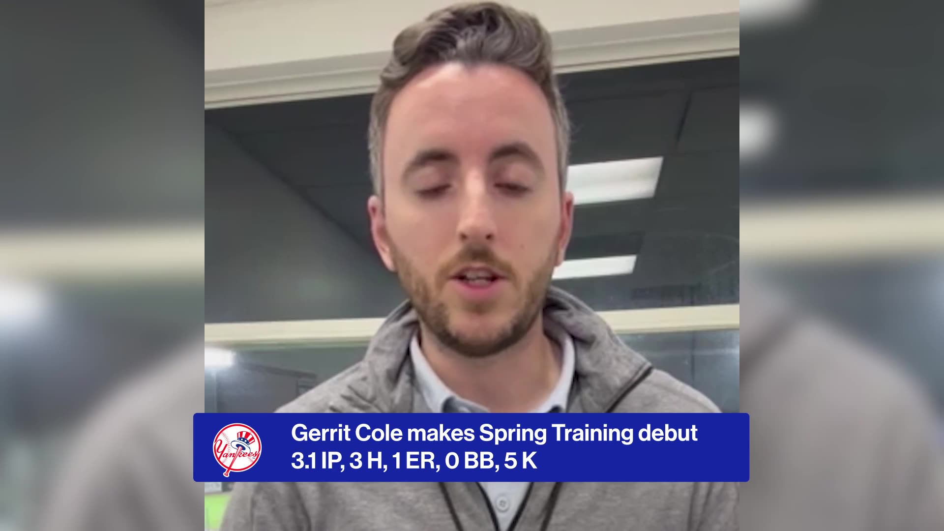 Luis Gil uncertainty, Gerrit Cole makes strong spring debut and Wells & Bellinger go yard in the first inning - Greg Joyce Yankees report