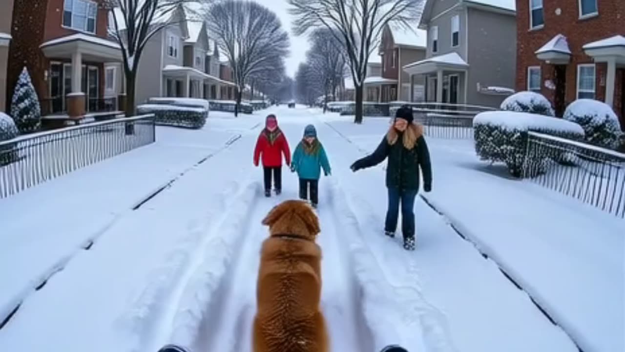 Winter Whiskers-Fun in the Snow with My Dog – Pure Winter Joy!