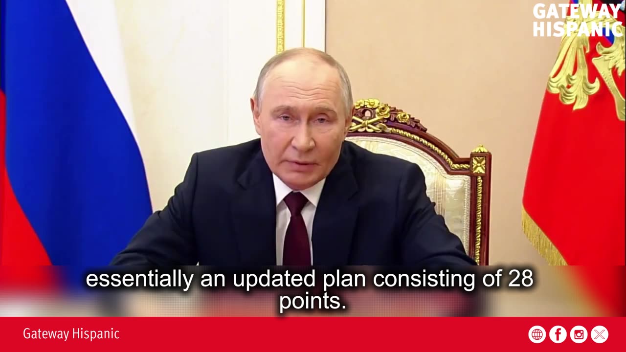 Putin: New version of the peace plan may serve as a basis for a final peaceful settlement