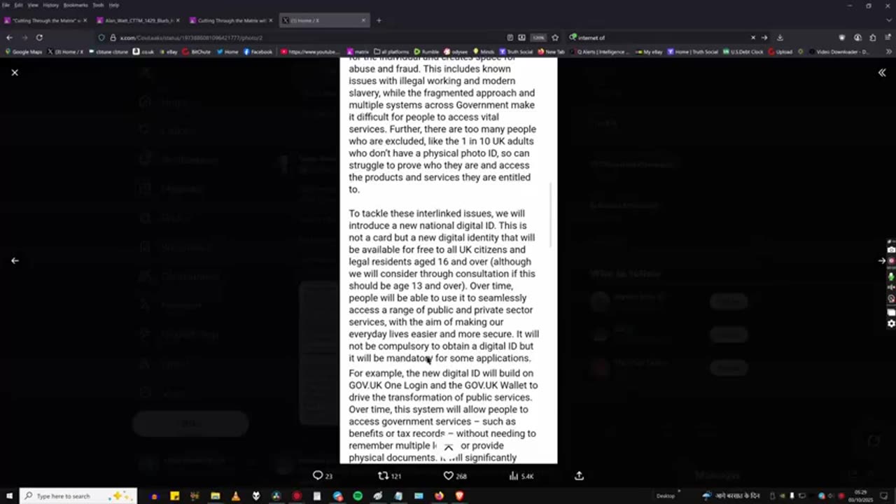 If you work OR take any Government benefits you will need a digital ID - UK