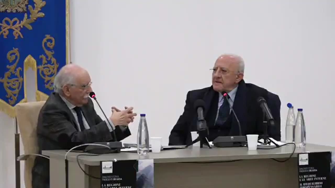 De Luca - Iniziativa “La Regione e le Aree Interne: il riequilibrio Indispensabile” (21.01.25)