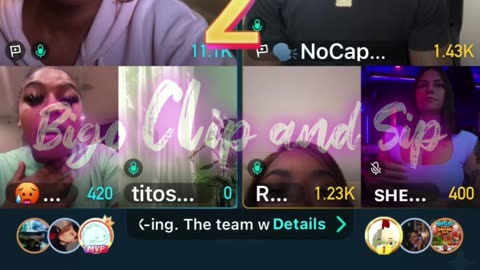 Team PK 21 Mocha NoCap Liyah GG LateNight Shaela Tori Loc 11/21/25 #bigoclipandsip