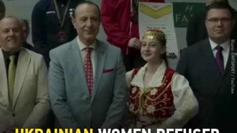 🇺🇦🇷🇺 Ukraine Russia War | Ukrainian Women Refuse Photo with Russian Woman at Euro | RCF