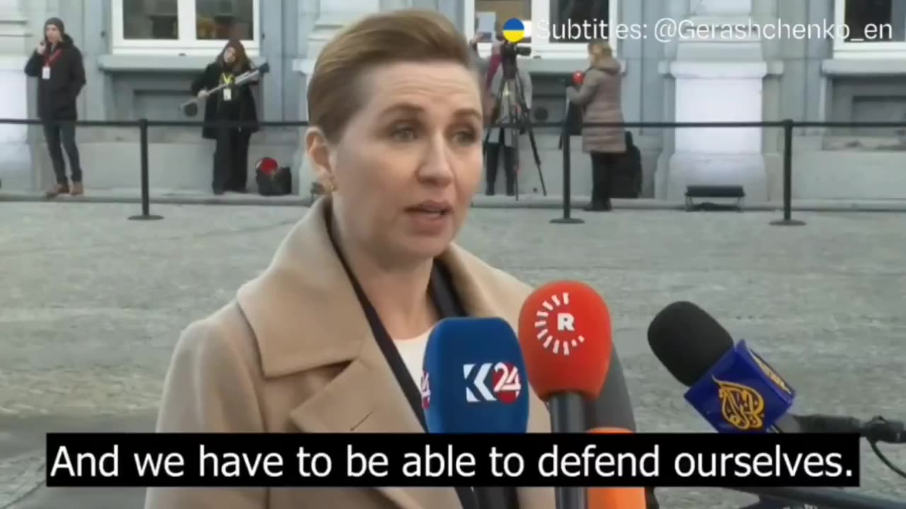 Danish PM Mette Frederiksen: "Peace in Ukraine is more dangerous than the ongoing war."
