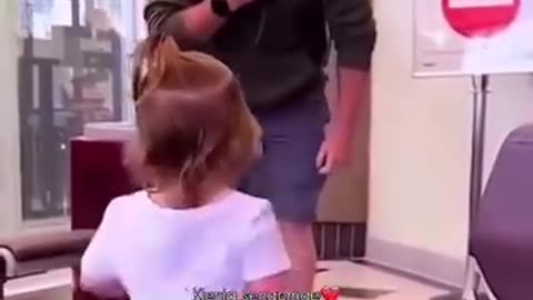 When an absent father arrives, it's pure joy.