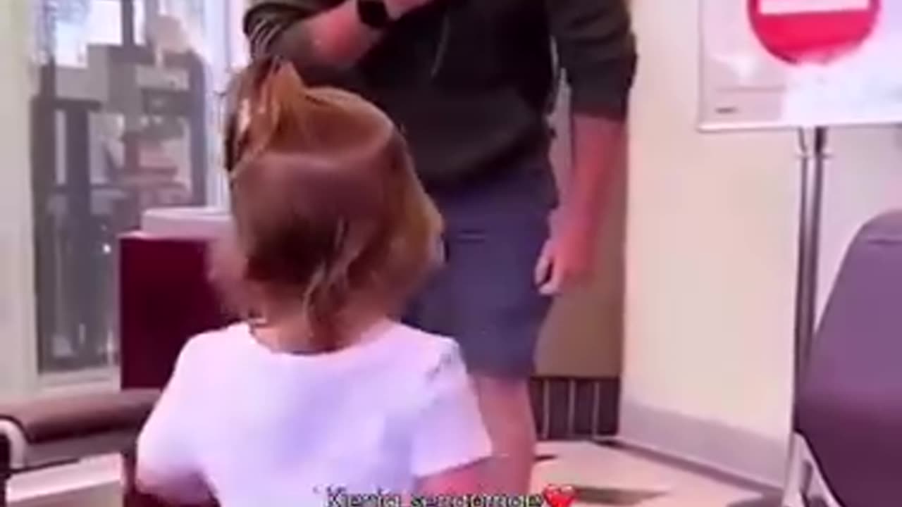 When an absent father arrives, it's pure joy.