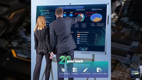 JYXOIHUB Smart Board, 65 Inch All in One Interactive Whiteboard