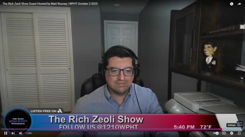 Matt Rooney Plays My Song on The Rich Zeoli Show