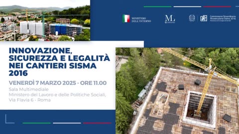 Roma - Controllo, sicurezza e legalità nei cantieri del Cratere SISMA 2016 (07.03.25)