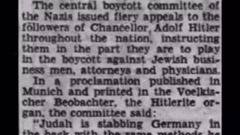 JUDEA DECLARES WAR ON GERMANY