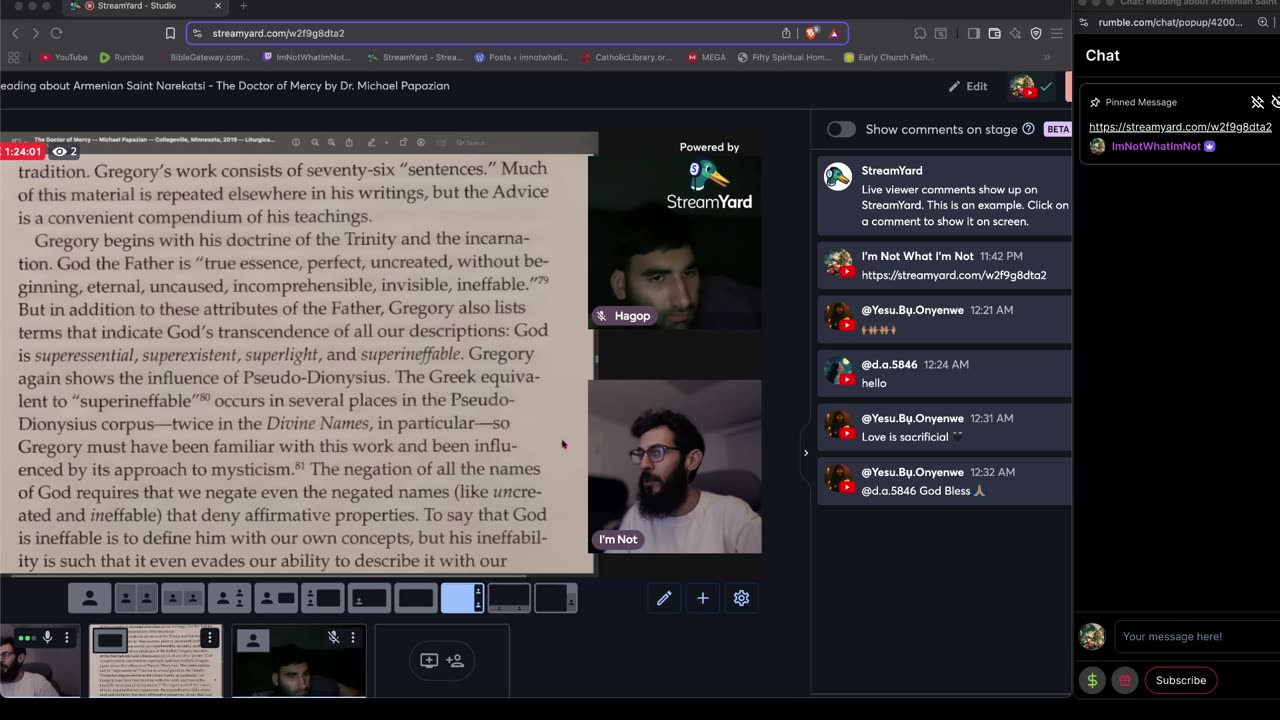 Reading about Armenian Saint Narekatsi - The Doctor of Mercy by Dr. Michael Papazian