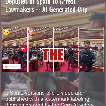 Fact Check: Civil Guard and Army Did NOT Enter Congress of Deputies of Spain To Arrest Lawmakers