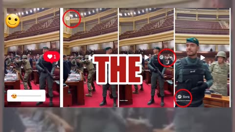 Fact Check: Civil Guard and Army Did NOT Enter Congress of Deputies of Spain To Arrest Lawmakers
			