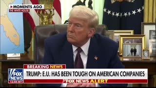 Trump takes questions